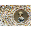 Plafoniera clasica cristal alama Aur 24k 6xE27/60W, Sheraton DLU-2327/6/55 Gold Orion